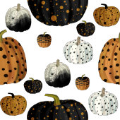 Happy Polka dots Kürbiskürbis Erntedank Krawatte