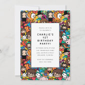 Cartoon Harry Potter-Zeichen-Toss-Muster Partyhütchen