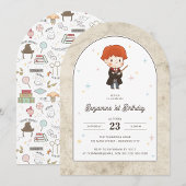 Harry Potter | Chibi Ron Weasley Wizard Birthday Einladung