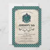Harry Potter Birthday | Slytherin Einladung