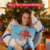 Santa Claus Riding Western Weihnachten Pappbecher