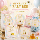 Baby-Biene Er oder Sie? Pappteller