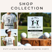 Putt a Ring on It Golf Junggesellenabschied Hochze Golfball