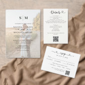 Foto Heart Calligraphy Wedding Flyer (Personalisiere diese Kollektion eines unabhängigen Creators.)