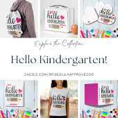 Niedlich Hello Kindergarten Notizblock