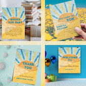 Hier kommt Sonnenschein Blue Ray Book für Baby Sho Begleitkarte