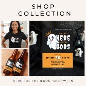 Halloween Ghost Pun Just Here for Boos Tasse