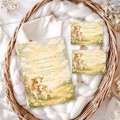 Highland Cow Baby Shower Einladung