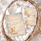 Highland Cow Floral Baby Shower Serviette