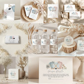 Hockey baby shower, ice hockey book request begleitkarte