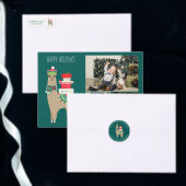 Schöne Weihnachten Alpaca Kleine Geschenktüte