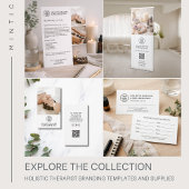 Holistic Therapist Health Coach Dankeskarte