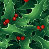 Weihnachts Holly Seidenpapier