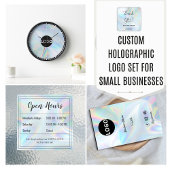 Holographic Business Sticker - Client Catcher