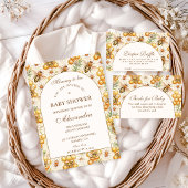 Honigbiene Thema Windel-Raffle Begleitkarte