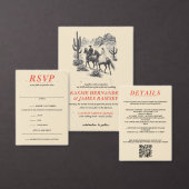 Horseback Canyon Couple Save the Date (Personalisiere diese Kollektion eines unabhängigen Creators.)