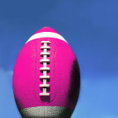 Tee Geburtstag Goal Post Pink Football Runder Aufkleber