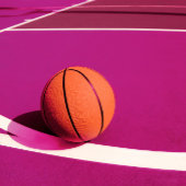 Mädchen Moderne Sportkids Pink Court Basketball Serviette