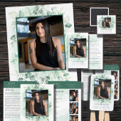 In Love Memory Eukalyptus Greenery Obituary Programm