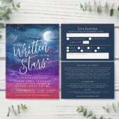 Unter den Sternen Nachtmond blaue Orangenkunst Hoc Tischnummer (Personalisiere diese Kollektion eines unabhängigen Creators.)