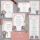 Indian Wedding Elephant Multi Event UAWG Response Postkarte