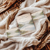 Into The Mountains Bridal Shower Serviette