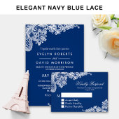 Elegante Seekarte für die blaue Spitze Poster