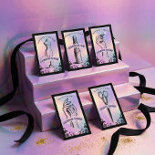 Iridescent holographic Beauty Makeup Studio Luxury Visitenkarte