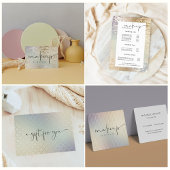 Iridescent Textured Modern Script Makeugram Monogr Klemmbrett