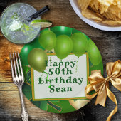 Irish Clovers Custom Birthday Party Banner