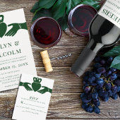 Irish Claddagh Ring Simple Graphic Green Wedding Acryleinladungen