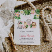 Jungle Girl Baby Dusche Vielen Dank Karten