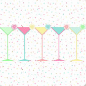 Confetti Martini Cocktail Große Geschenktüte