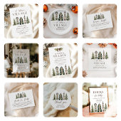 It Takes a Village Christmas Baby Shower Einladung