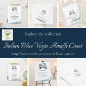 Mittelmeer Italien Amalfi Vespa Brautparty Einladung