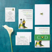 Jamaica Couple Begleitkarte (Personalisiere diese Kollektion eines unabhängigen Creators.)