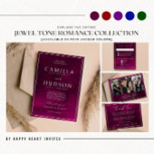 Jewel Tone Romance | Ruby | Dankeschön Dankeskarte