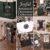 Fröhliche botanische Weihnachtsfeiertage Schürze