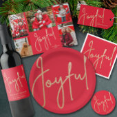 JOYFUL Holiday wünscht Gold Imitate Fossilienmuseu Weinetikett