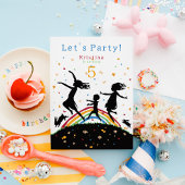 Farbenfrohe Regenbogen Confetti Custom Geschenkpapier Set