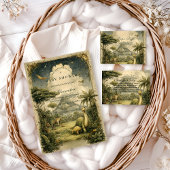 Jungle Dinosaur Baby Shower Einladung