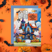 Whimsical Ghost Party Kids Halloween Pappteller