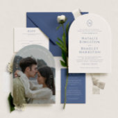 Kingston Formal Landscape Wedding RSVP Card Einladung