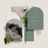 Kingston Classic Oval Monogram Einladungsbanderole