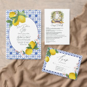 "La Dolce Vita" Lemon Olivenöl Weinetikett (Personalisiere diese Kollektion eines unabhängigen Creators.)