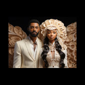 Lady in White, 4" x 5,6" Faltkarte Ankündigung