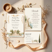 Lake Como Destination RSVP Karte