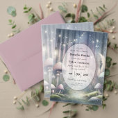  Lanternlight Dreams Enchanted Forest Wedding RSVP Karte (Personalisieren Sie die Kollektion dieses unabhängigen Creators. Test)