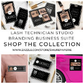 Lash-Techniker Individuelle Rücksendeadresse Elega Permastempel