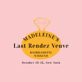 Veuve Before Vows Champagne Tower Bachelorette Einladung